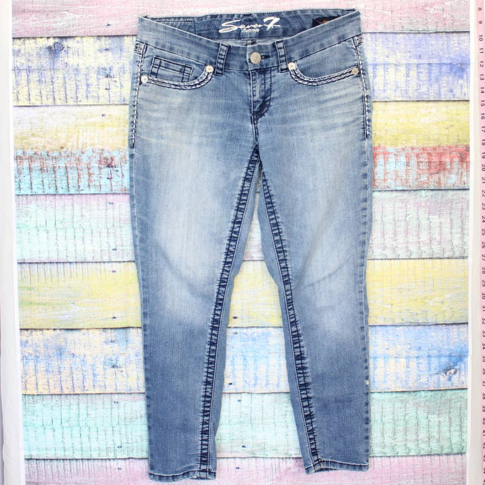 Seven7 Skinny Jeans 5 Pocket Low Rise